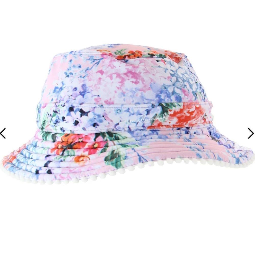 Millymook Girls Bucket Floral Kids Bucket Hat size 5 year-old reversible